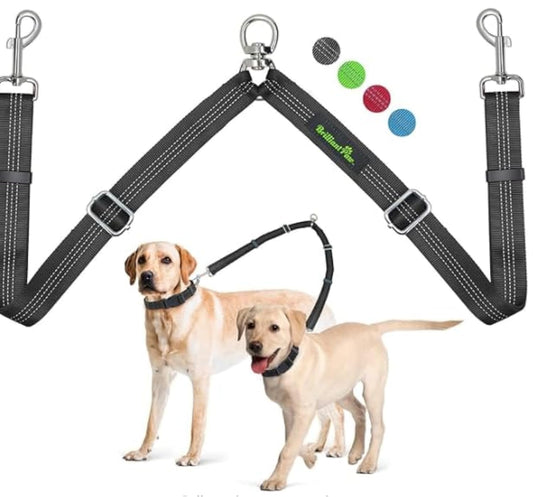 Adjustable Double Dog Leash
