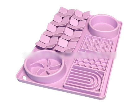 4-in-1 Slow Feeder Mat with Cup