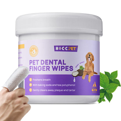 Pet Teeth Cleaning Wipes – 50 Counts