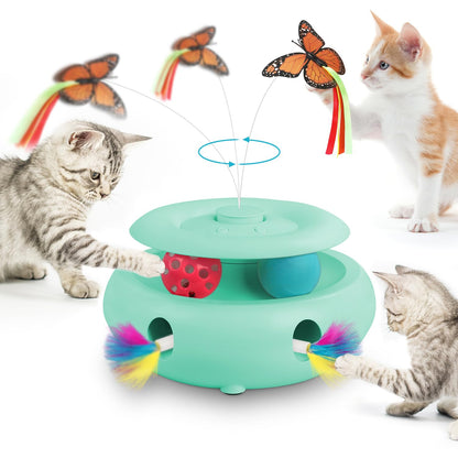 3-in-1 Interactive Cat Toy