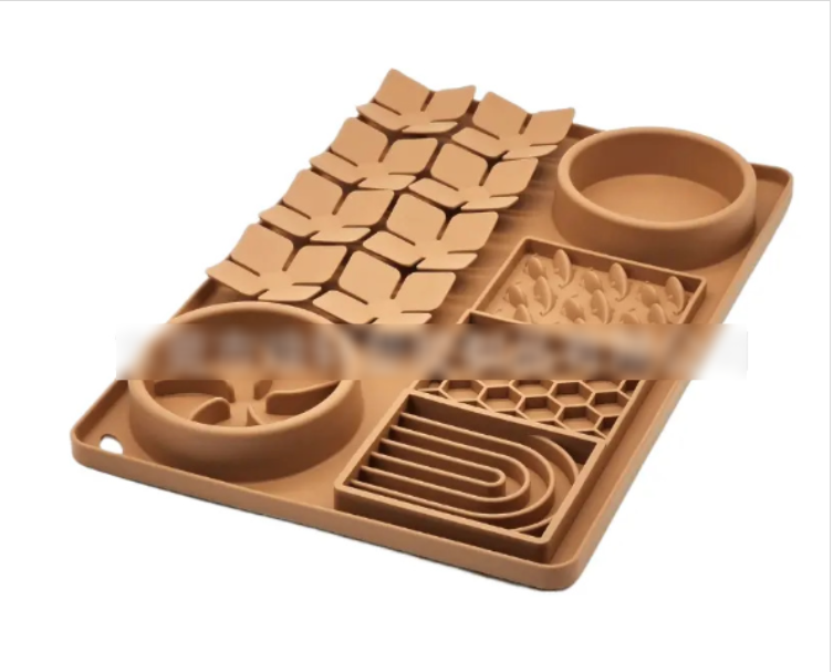4-in-1 Slow Feeder Mat with Cup