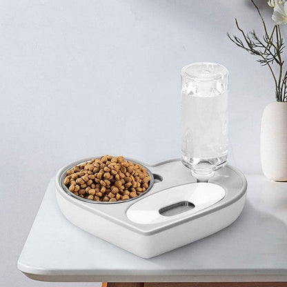 2-in-1 Dog & Cat Feeder Station